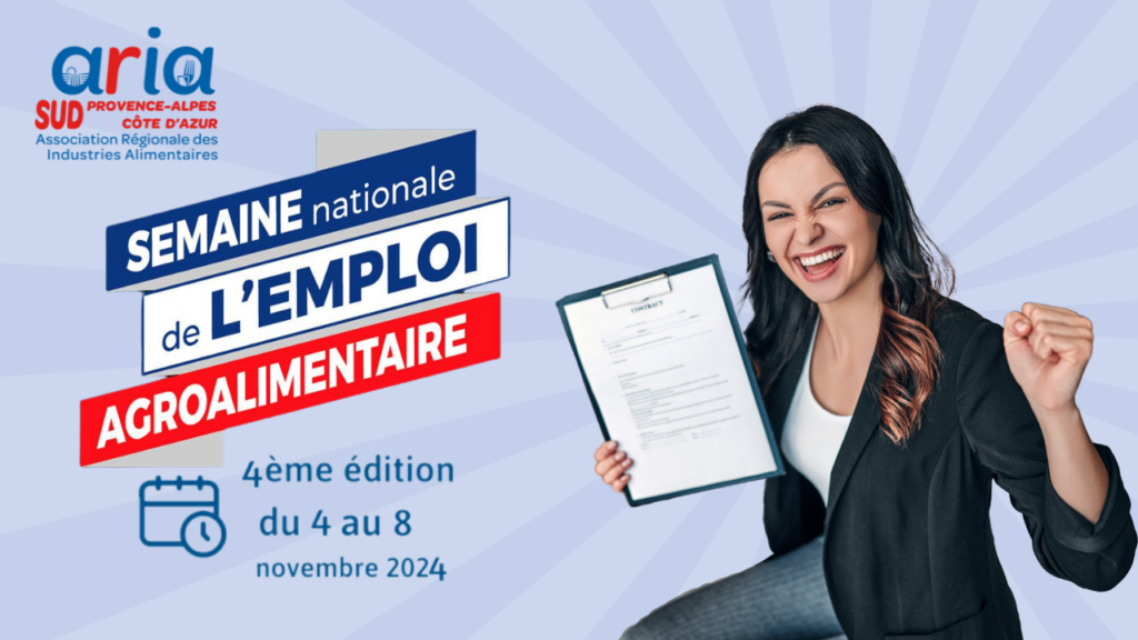 visuel job dating lors de la Semaine Nationale de l'Emploi Agroalimentaire 2024
